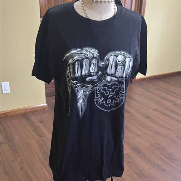 DILLIGAF Black Short Sleeve Graphic Tee - Picture 1 of 11